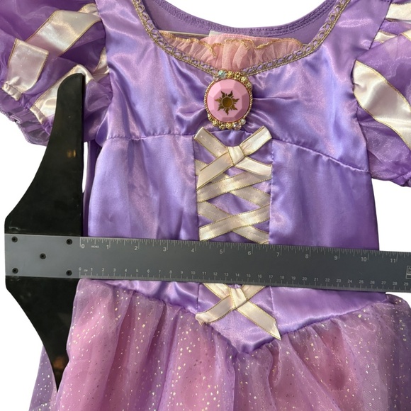 DISNEY Princess Dress | Rapunzel Costume | Purple Glitter Costume for Kids - Picture 3 of 5